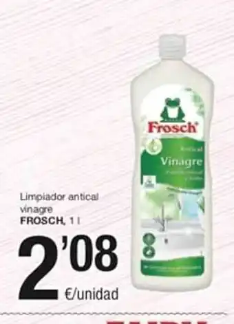 Limpiador antical vinagre frosch