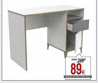 Escritorio con cajon puerta y hueco