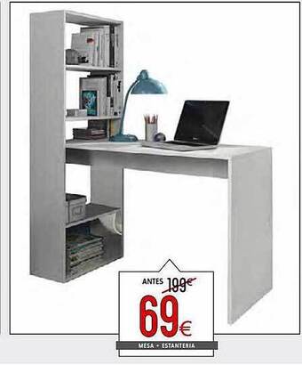 Atrapamuebles Mesa + estanteria oferta