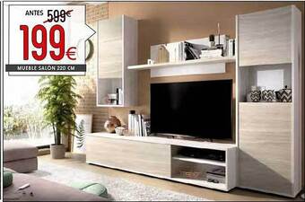 Mueble salón 220 cm