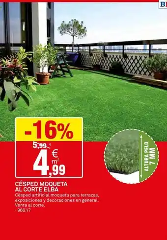 Bricoking Césped artificial elba oferta