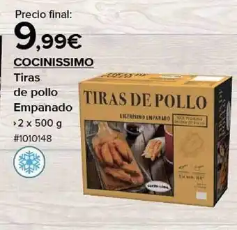 Costco Cocinissimo tiras de pollo empanado oferta