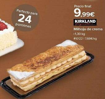 Costco Milhoja de crema oferta