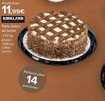Costco Tarta dulce de leche oferta