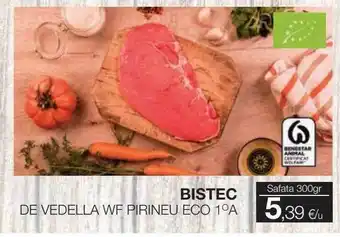 Plusfresc Bistec de vedella wf pirineu eco 1°a oferta