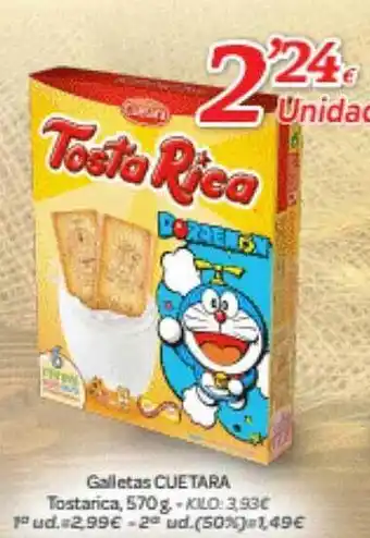 Alsara Supermercados Galletas cuetara tostarica oferta
