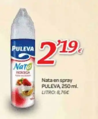 Alsara Supermercados Nata en spray puleva oferta