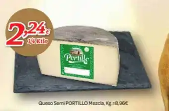 Alsara Supermercados Queso semi portillo mezcla kg oferta