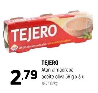 Coviran Tejero Atún Almadraba Aceite Oliva 56g x 3u oferta