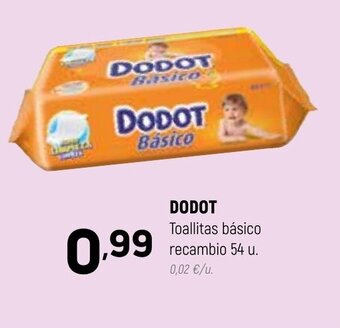 Coviran Dodot Toallitas Básico Recambio 54u oferta