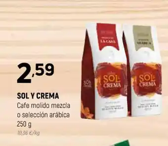 Coviran Sol Y Crema Cafe Molido Mezcla oferta