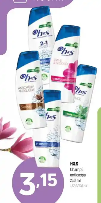 Coviran H&S Champú Anticaspa 230ml oferta