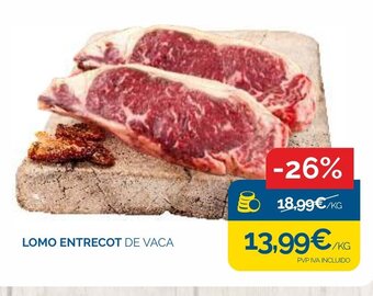 Cash Ecofamilia Lomo Entrecot De Vaca oferta