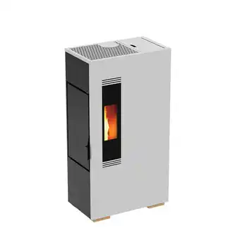 BigMat Estufa de pellet ignissia cami blanca oferta