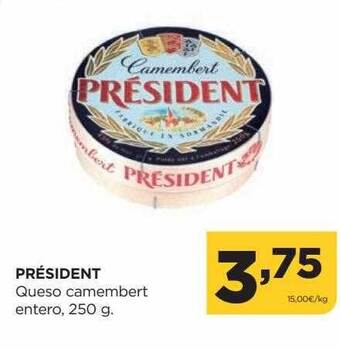 Alimerka Président queso camembert entero oferta