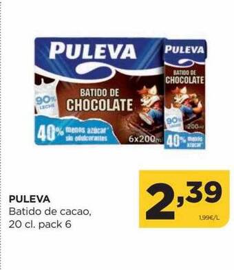 Alimerka Puleva batido de cacao oferta