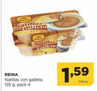 Alimerka Reina natillas con galleta oferta