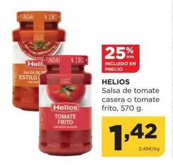 Alimerka Helios salsa de tomate casera o tomate frito oferta