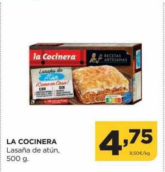 Alimerka La cocinera lasaña de atún oferta