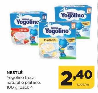 Alimerka Nestlé yogolino fresa, natural o plátano oferta