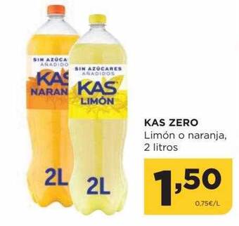 Alimerka Kas zero limón o naranja oferta
