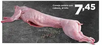 Alimerka Conejo entero con cabeza oferta