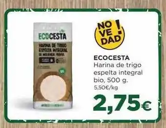 Alimerka Ecocesta harina de trigo espelta integral bio oferta