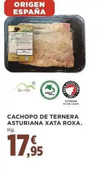 Supercor Cachopo de ternera asturiana xata roxa oferta