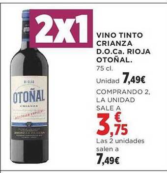 Supercor Vino tinto crianza d.o.ca. rioja otoñal oferta