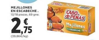 Supercor Mejillones en escabeche oferta