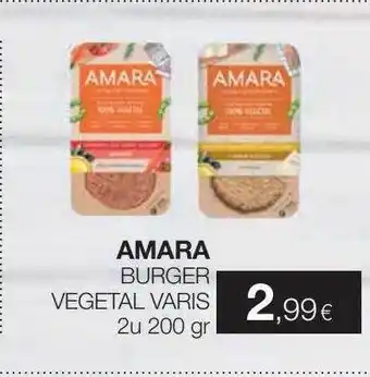 Plusfresc Amara burger vegetal varis oferta