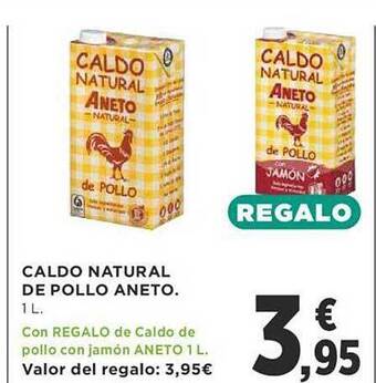Supercor Caldo natural de pollo aneto oferta