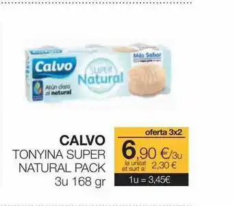 Plusfresc Calvo tonyina super natural pack 3 oferta