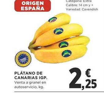 Supercor Plátano de canarias igp oferta
