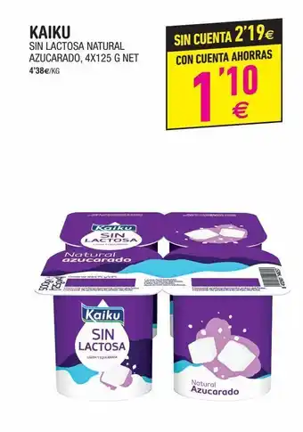 BM Supermercados Yogur sin lactosa kaiku oferta