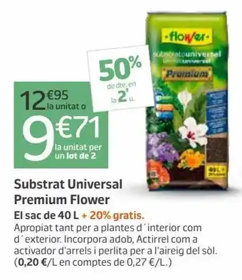 Jardiland Sustrato universal flower oferta