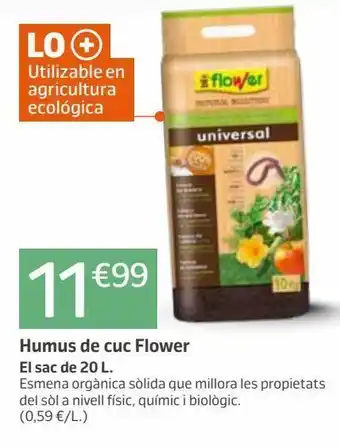 Jardiland Humus de lombriz flower oferta