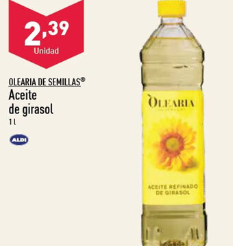 ALDI Aceite de Girasol oferta