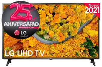 Movistar Smart tv lg 55" up75006lf negro oferta