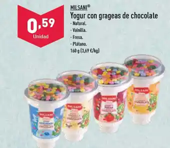 ALDI Yogur con Grageas de Chocolate oferta