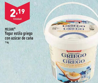 ALDI Yogur Estilo Griego Con Azúcar de Caña oferta