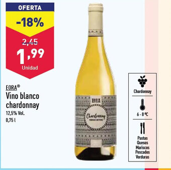 ALDI Vino Blanco Chardonnay oferta