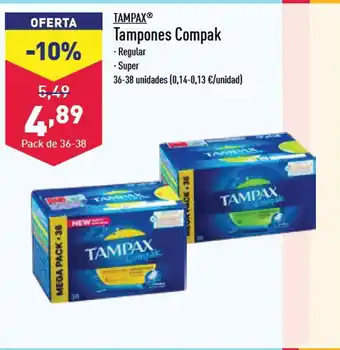ALDI Tampones Compak oferta