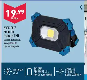 ALDI Foco de Trabajo LED oferta