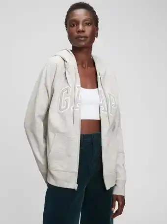 GAP Mujer | sudadera de lana con cremallera y logo oferta