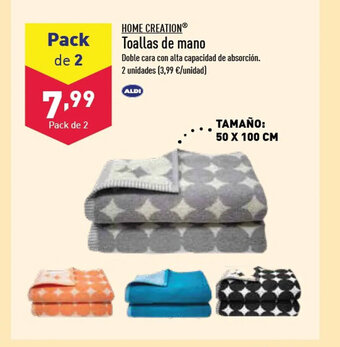ALDI Toallas de Mano oferta
