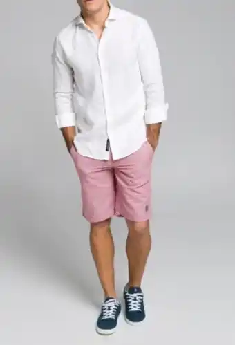 Valecuatro Bermuda vichy rojo oferta