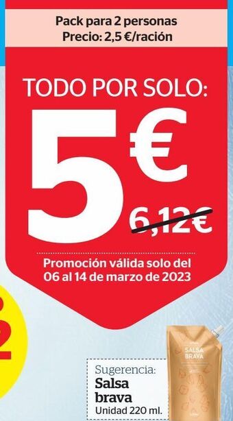 La Sirena Salsa brava oferta