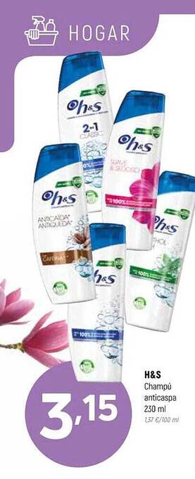 Coviran H&s champú anticaspa oferta