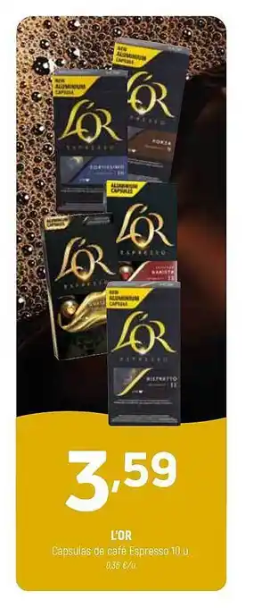 Coviran L'or cápsulas de café espresso oferta